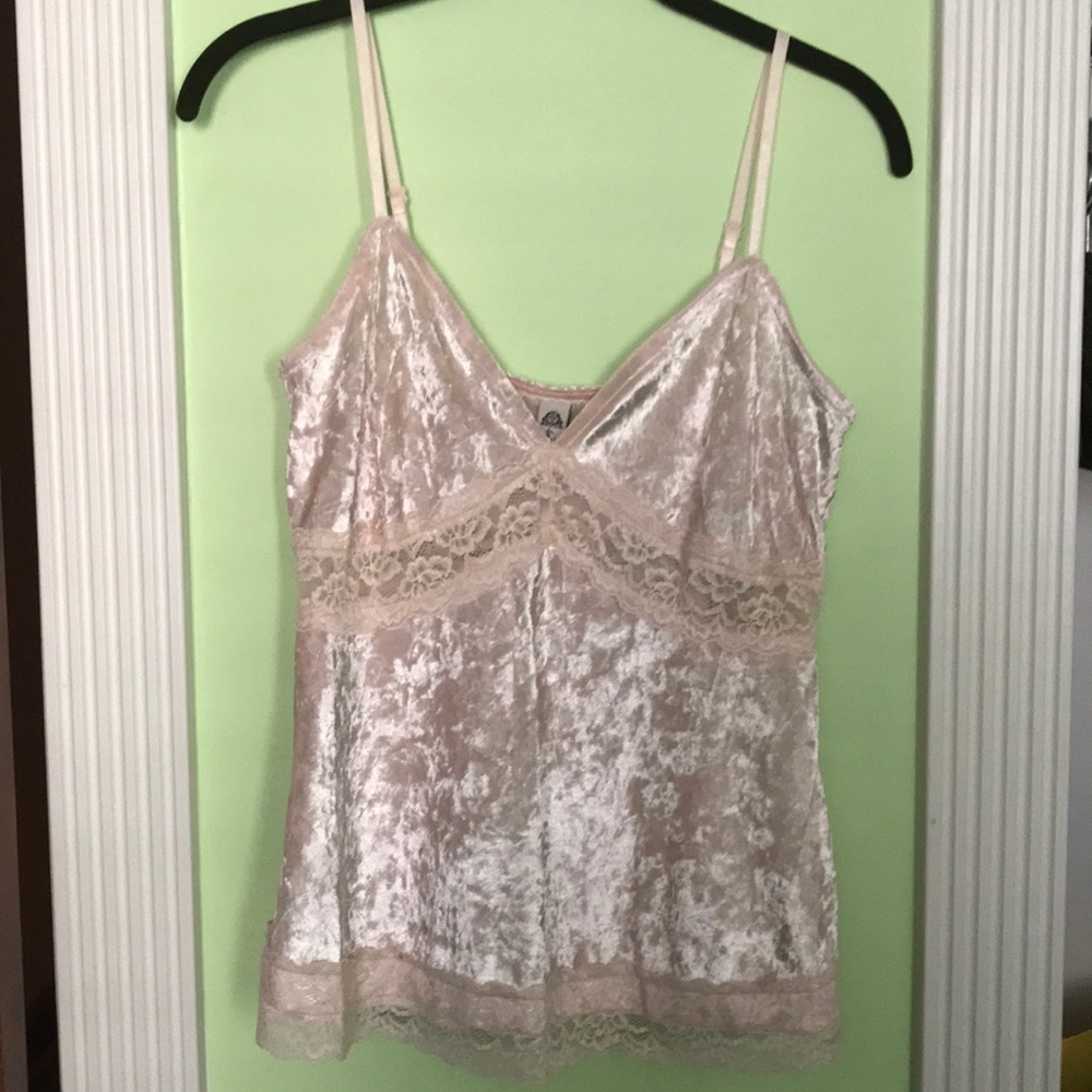 Pink Velvet tank